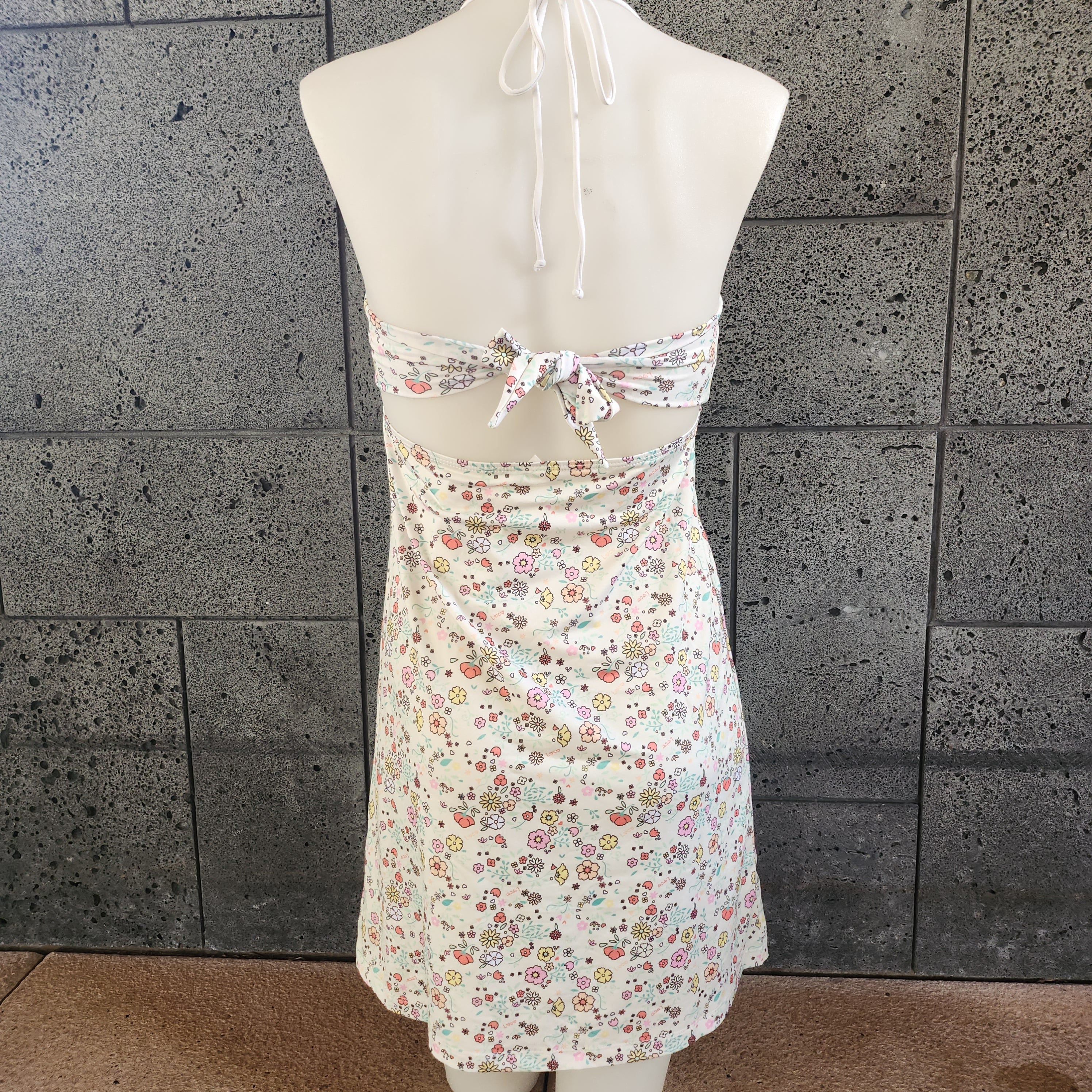 Loco Boutique Little Blossom 3-Tier Ruffled Front Dress