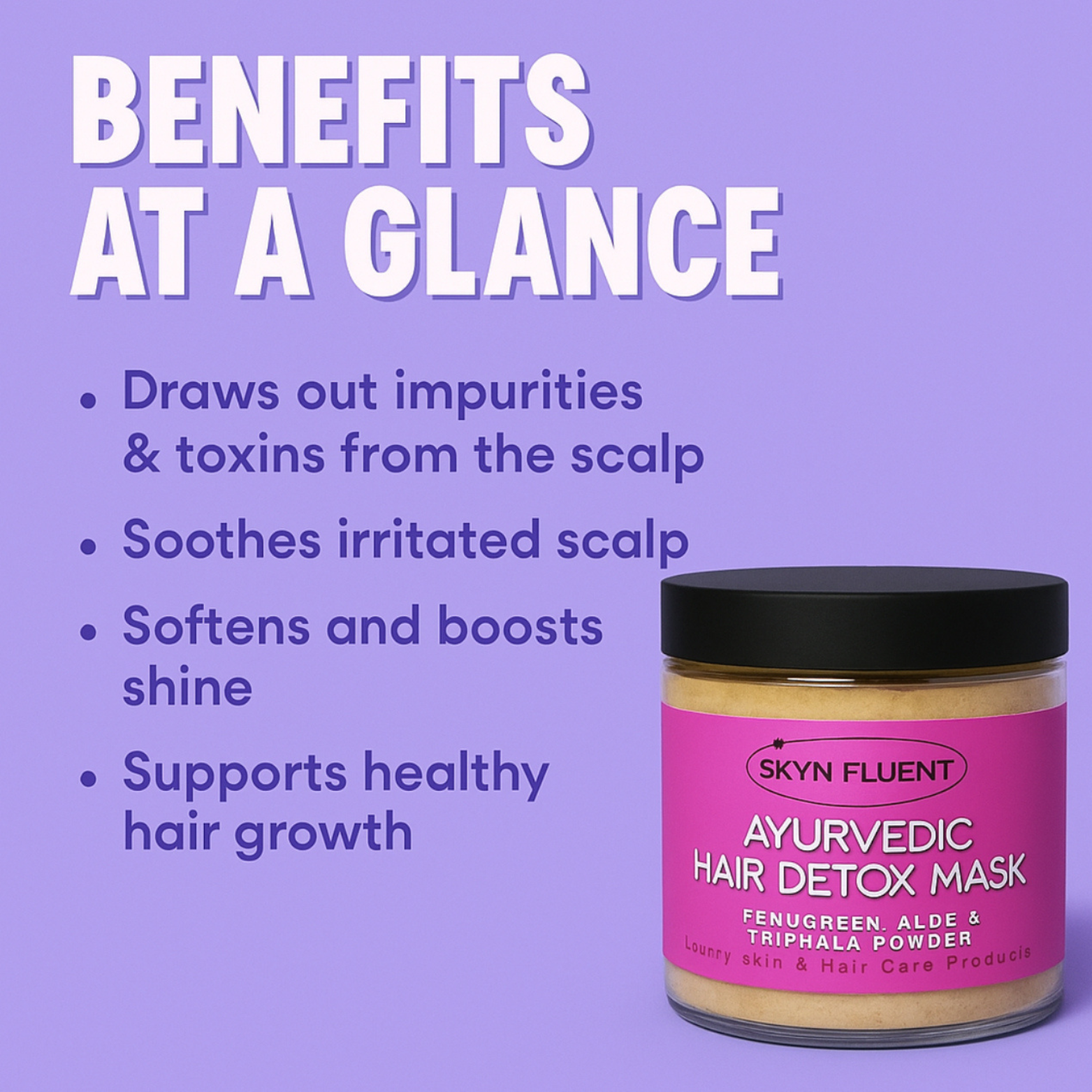 Ayurvedic Hair Detox Mask | Deep Scalp Cleanse & Growth Reset