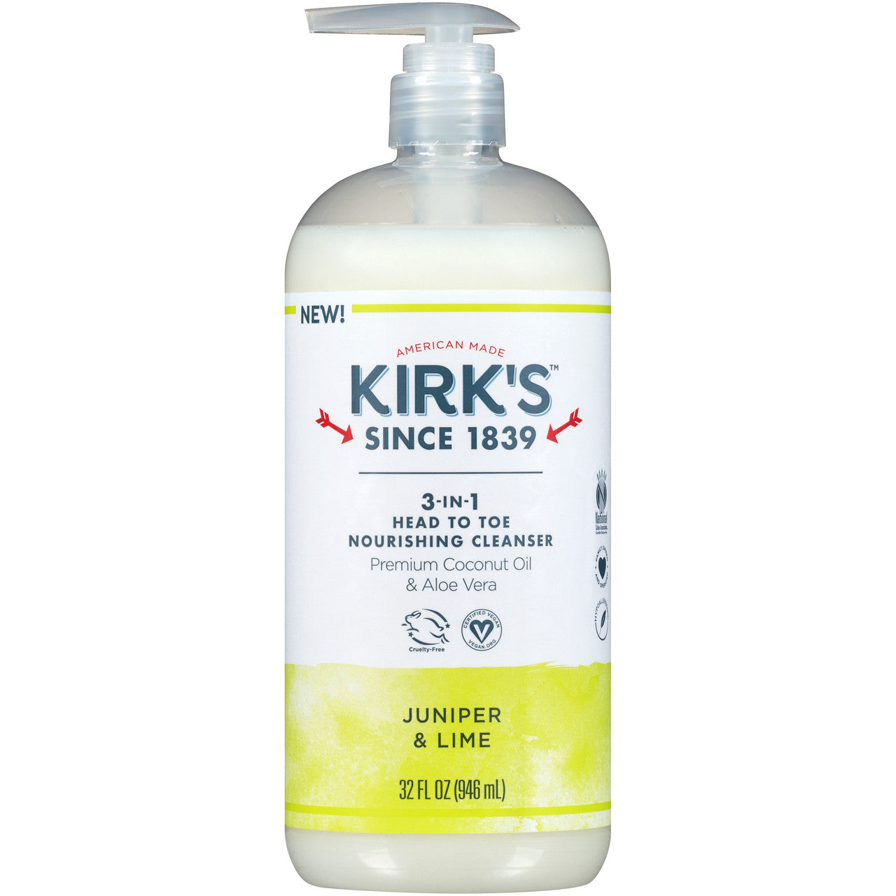 KIRKS CLNSR JUNIPER LIME ( 1 X 32 OZ   )
